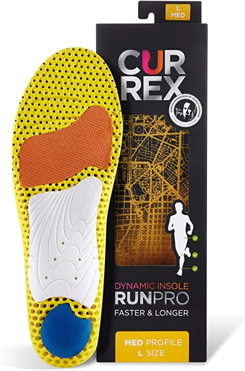 Currex Runpro | Cushioning, dynamic support & performance | For Women and Men | Med profile