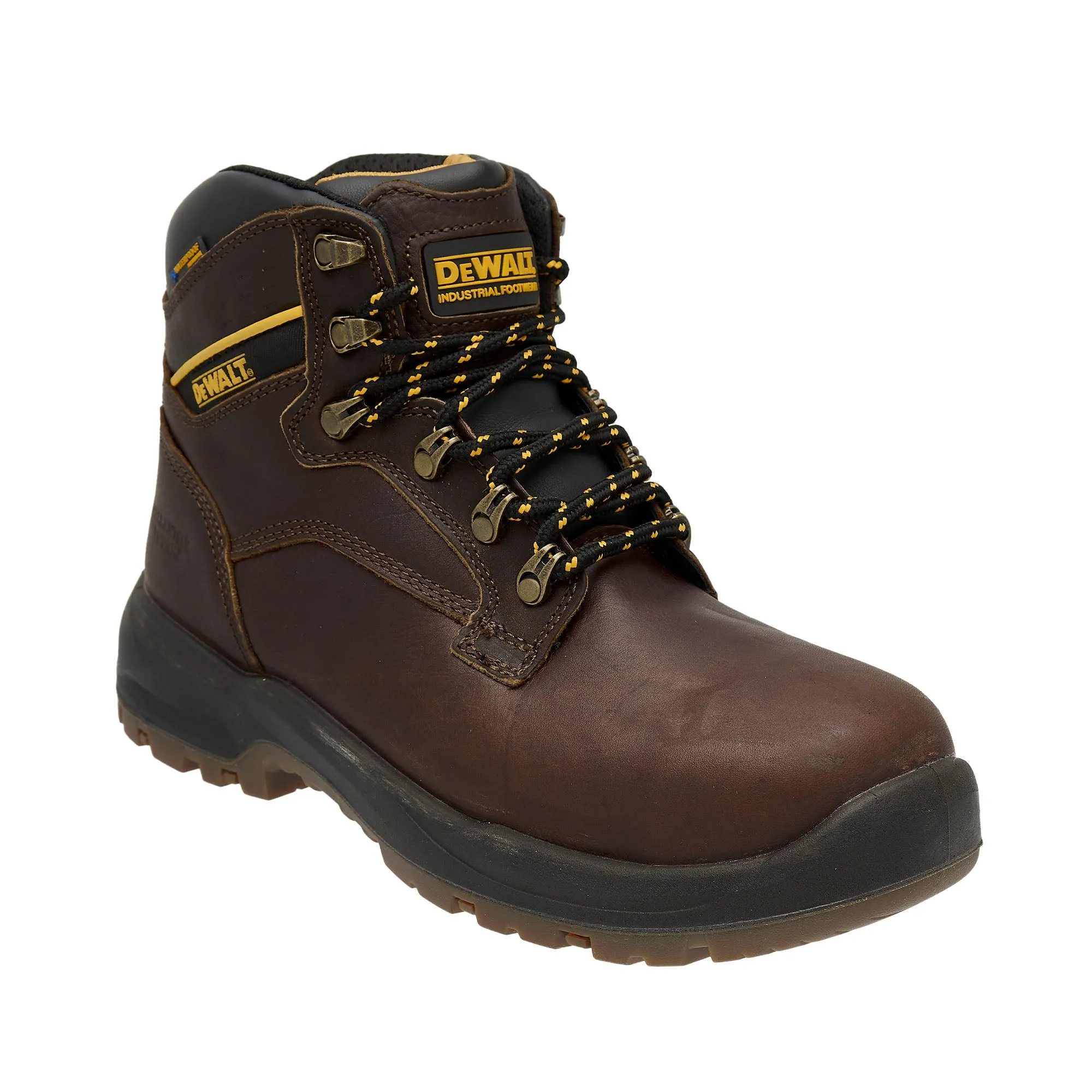 DEWALT Norwood Men's Waterproof, Leather, Steel Toe, Safety Work Boot