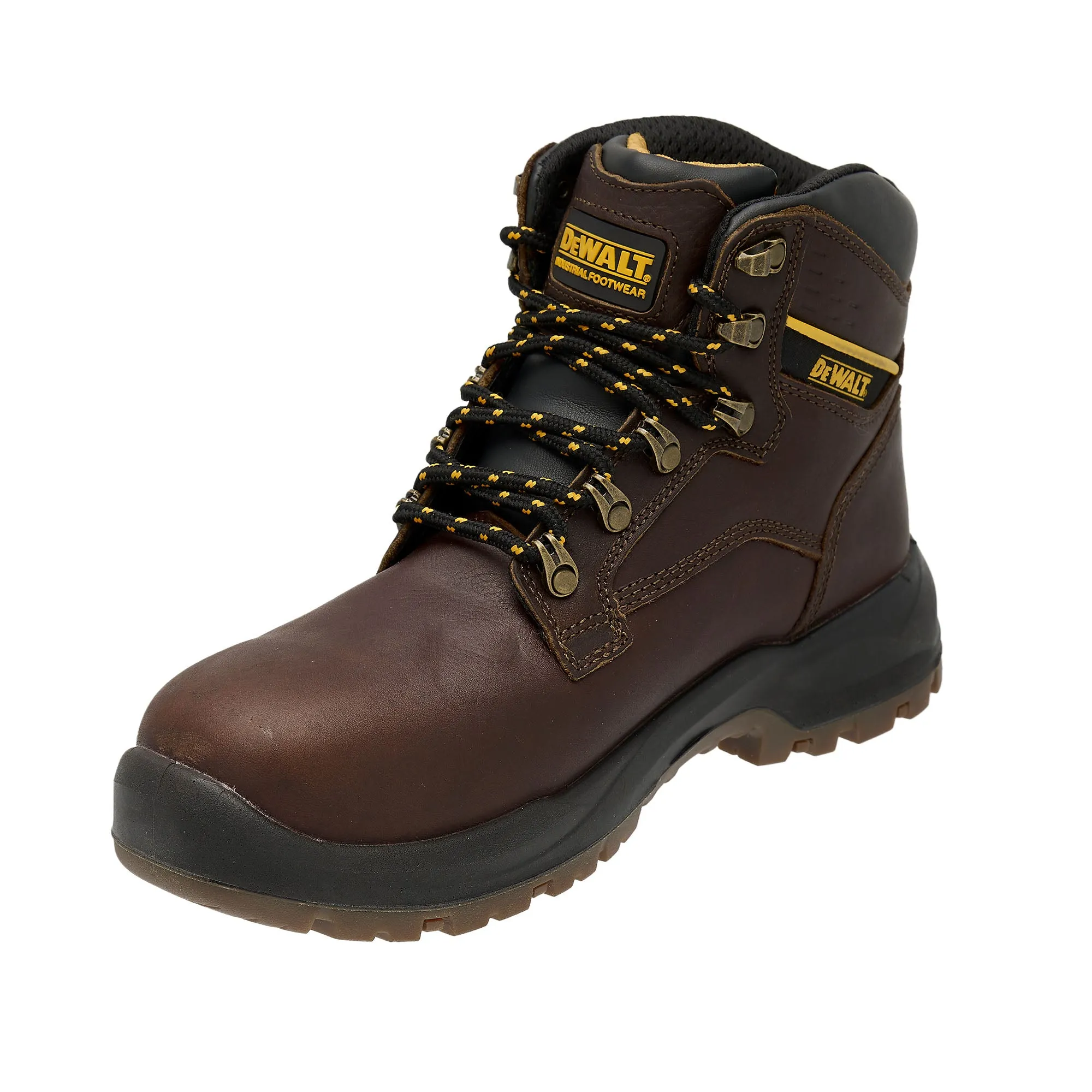 DEWALT Norwood Men's Waterproof, Leather, Steel Toe, Safety Work Boot