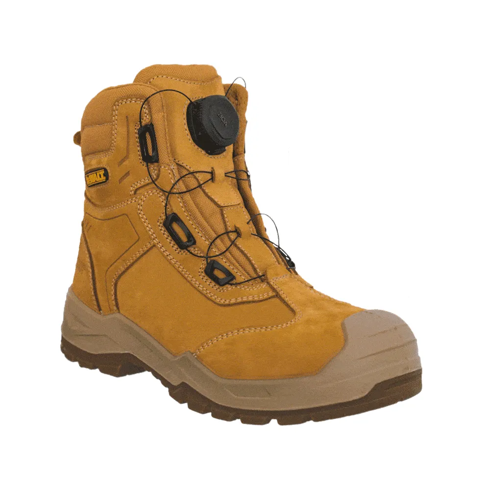 DEWALT Richardson Mens, BOA®, Nubuck Leather, Wide Fit, Steel Safety Toe Work Boot