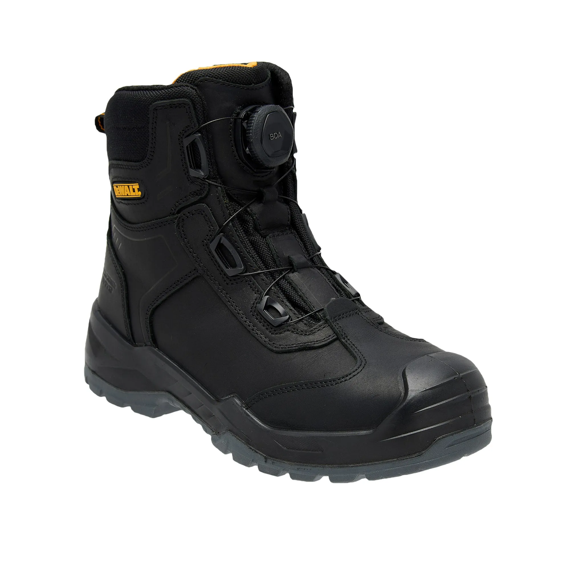 DEWALT Richardson Mens, BOA®, Nubuck Leather, Wide Fit, Steel Safety Toe Work Boot