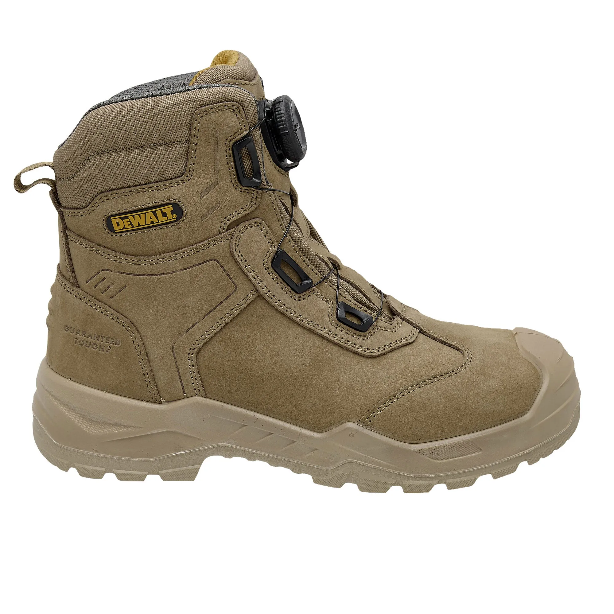 DEWALT Richardson Mens, BOA®, Nubuck Leather, Wide Fit, Steel Safety Toe Work Boot