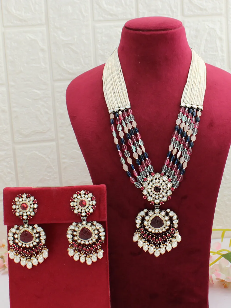 Dhruvi Long Necklace Set