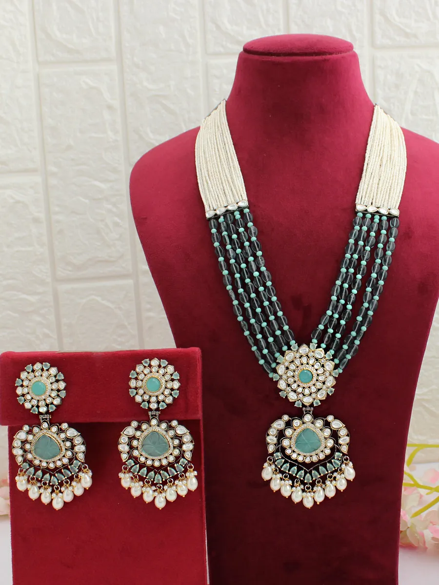 Dhruvi Long Necklace Set