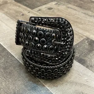 DNA Premium Wear- black studded belt