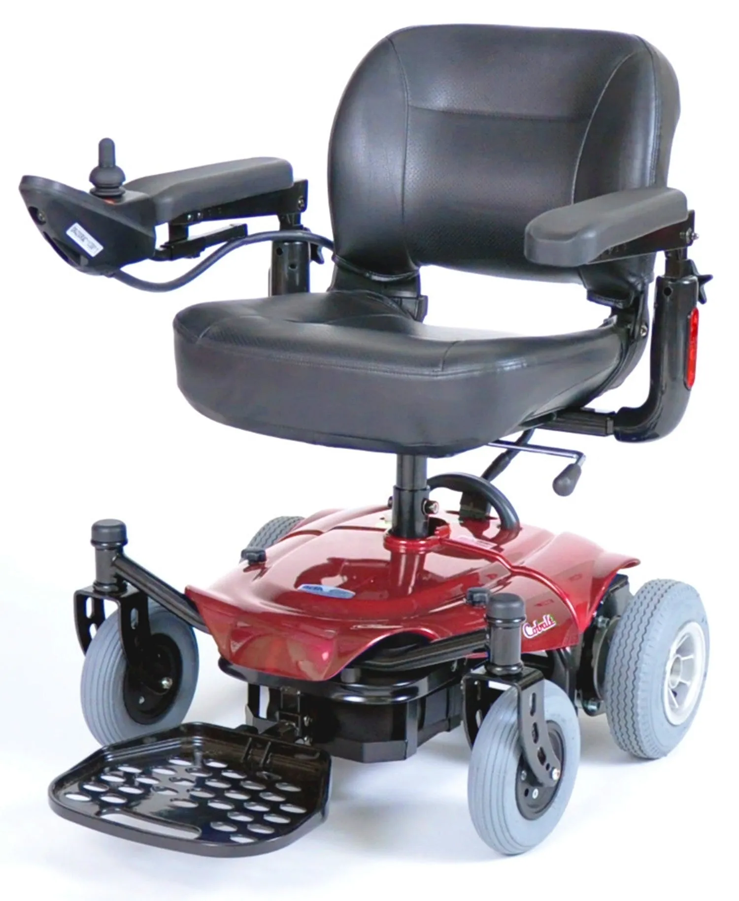 Drive Medical cobaltrd16fs Cobalt Travel Power Wheelchair, Red