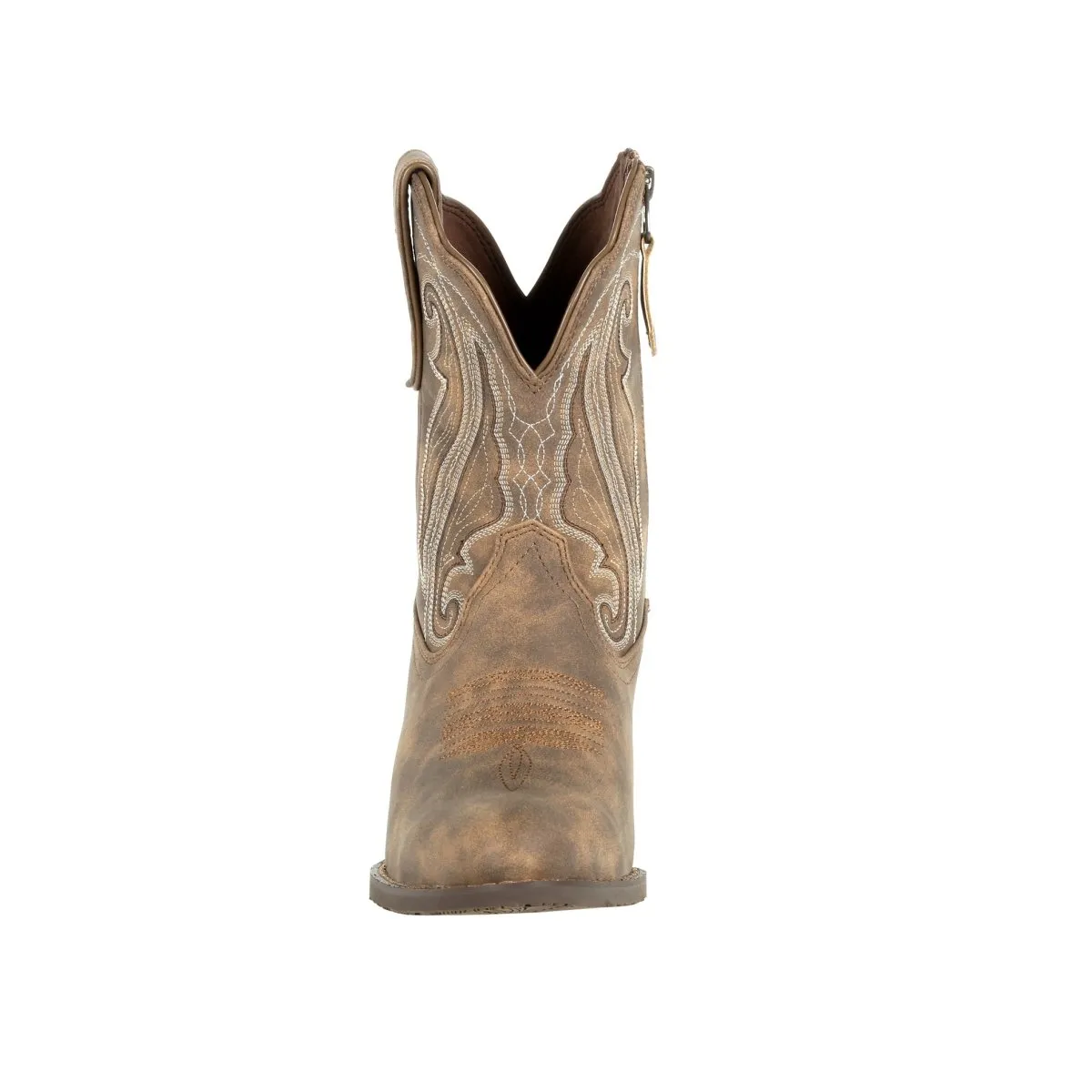 Durango Crush Women's Distressed Shortie Western Boots Drd0372 In Driftwood