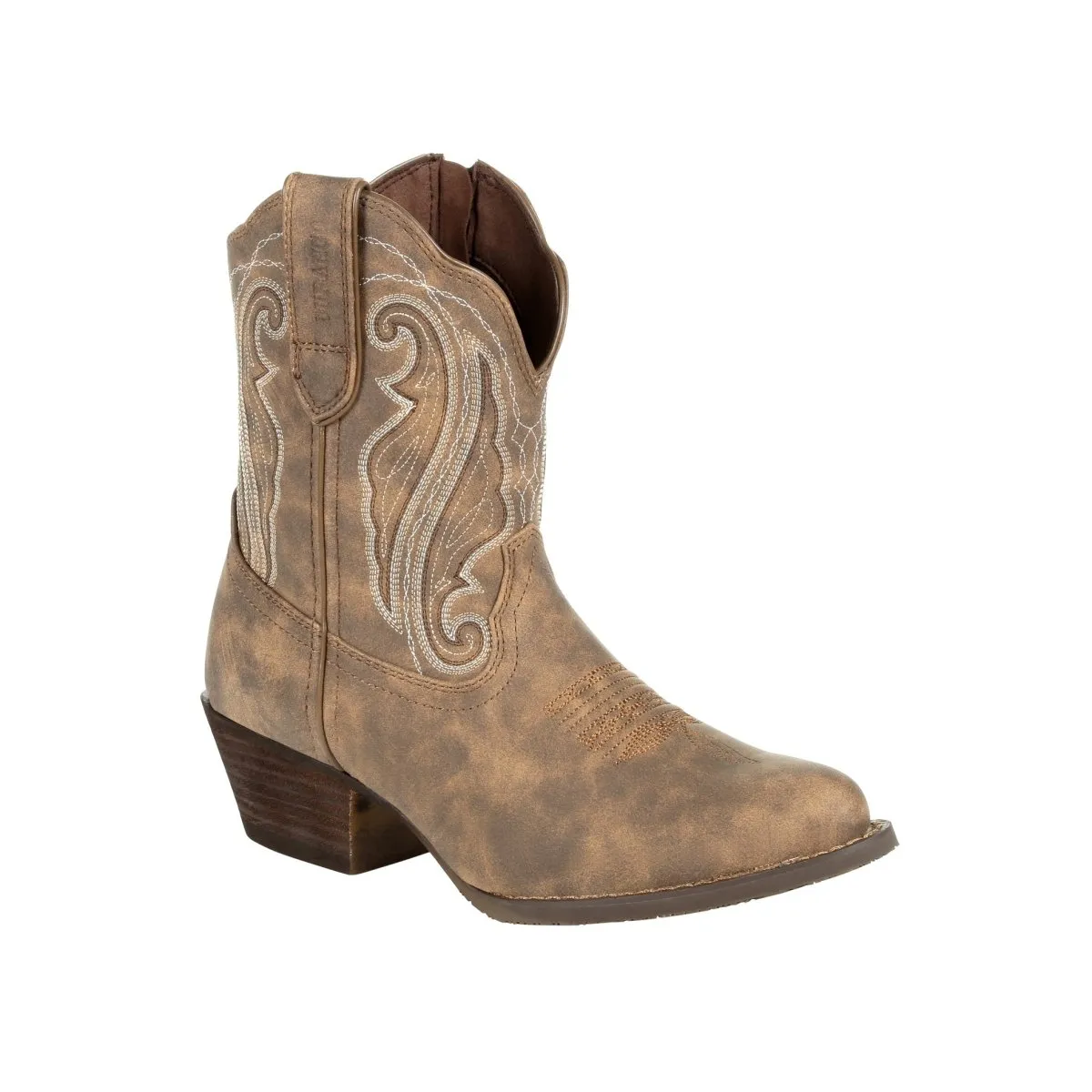 Durango Crush Women's Distressed Shortie Western Boots Drd0372 In Driftwood