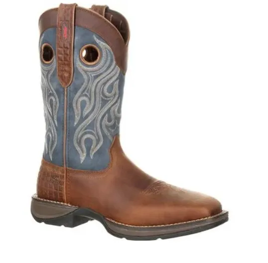 DURANGO MENS REBEL DURANGO STEEL TOE PULL-ON WESTERN BOOT STYLE DDB0134