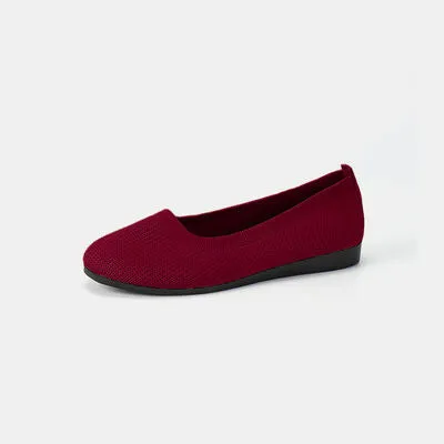 Ella Perfect Fairytale Round Toe Knit Ballet Flats | 5 Colors