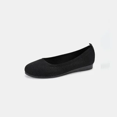 Ella Perfect Fairytale Round Toe Knit Ballet Flats | 5 Colors