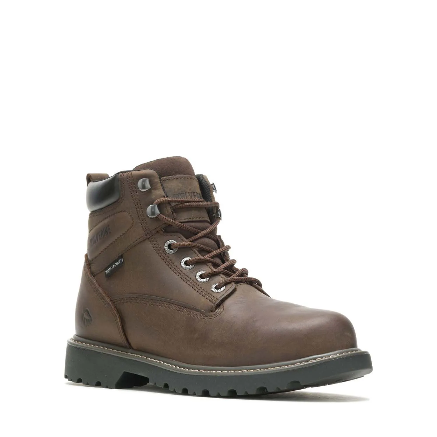 Floorhand 6 Inch Steel-Toe Waterproof Work Boot Brown