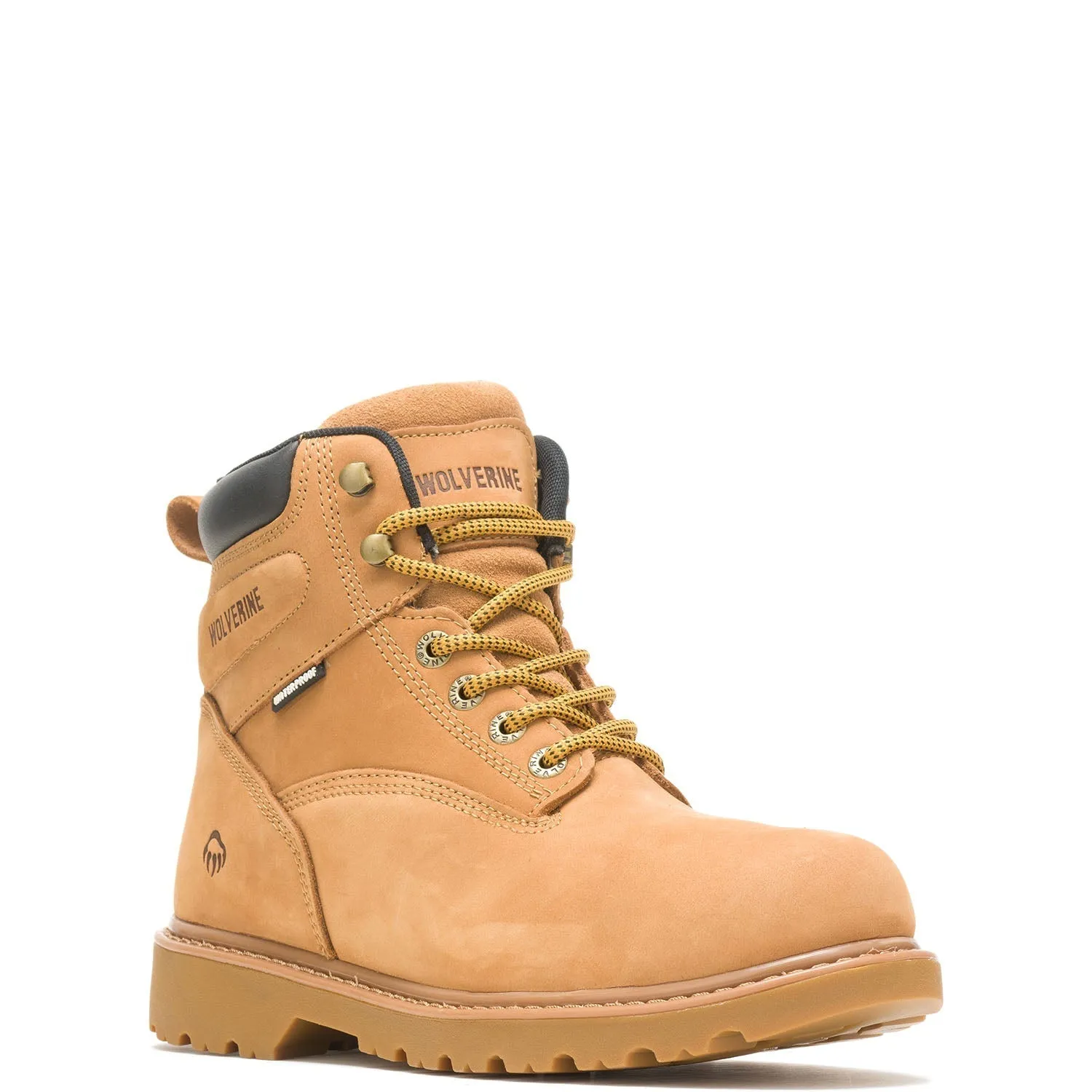 Floorhand 6 Inch Steel-Toe Waterproof Work Boot Wheat