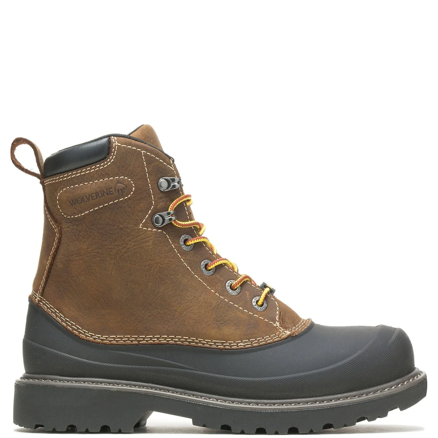 Floorhand Swamp 6 Inch Steel-Toe Work Boot Dark Brown