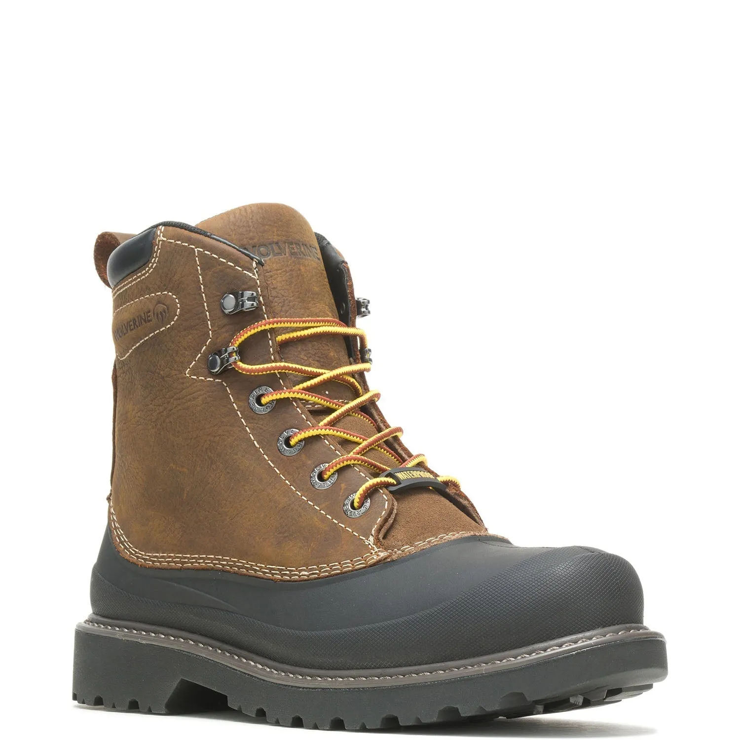 Floorhand Swamp 6 Inch Steel-Toe Work Boot Dark Brown