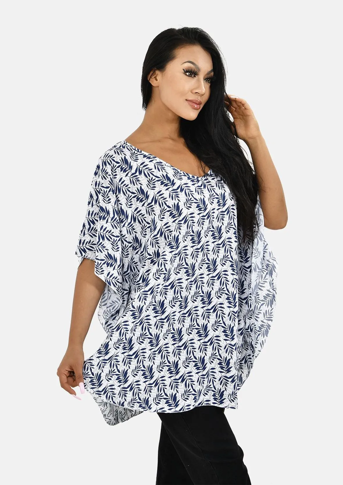 Flowy Loose Fit Printed Top