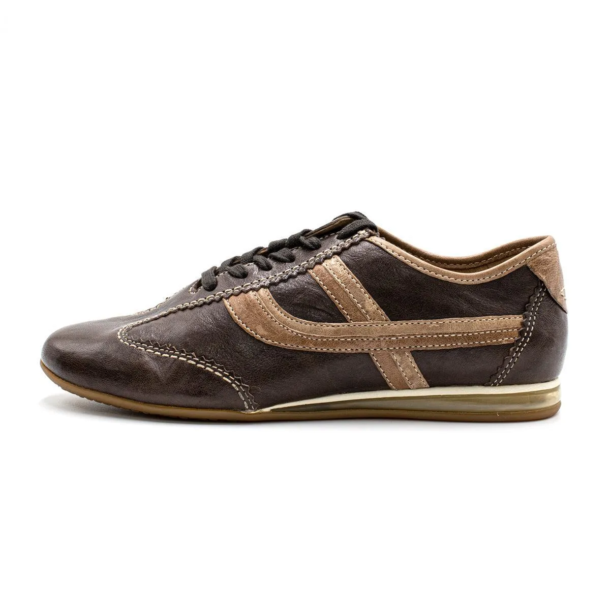 Gabor Low-Top Sneakers Leather Brown Colour For Men