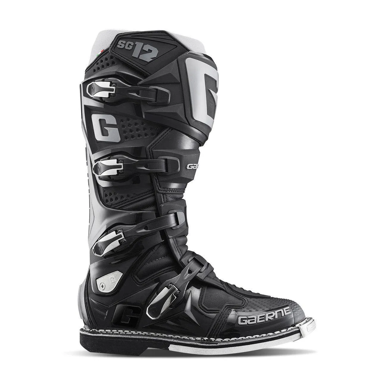 Gaerne SG-12 Boots - Black - Size 8 - OPEN BOX