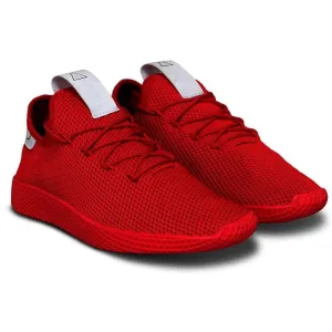 Generic Men Red Color Mesh Material  Casual Sports