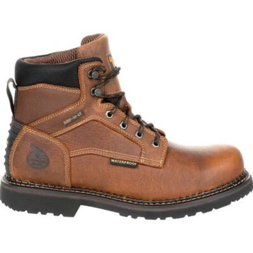 Georgia Boot Giant Revamp Men's Waterproof Work Boots Gb00317 In Brown