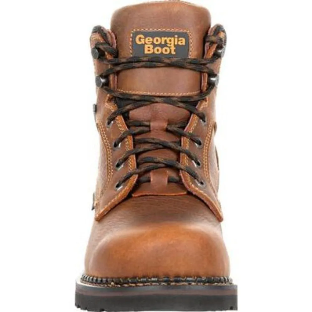 Georgia Boot Giant Revamp Men's Waterproof Work Boots Gb00317 In Brown