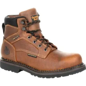 Georgia Boot Giant Revamp Men's Waterproof Work Boots Gb00317 In Brown