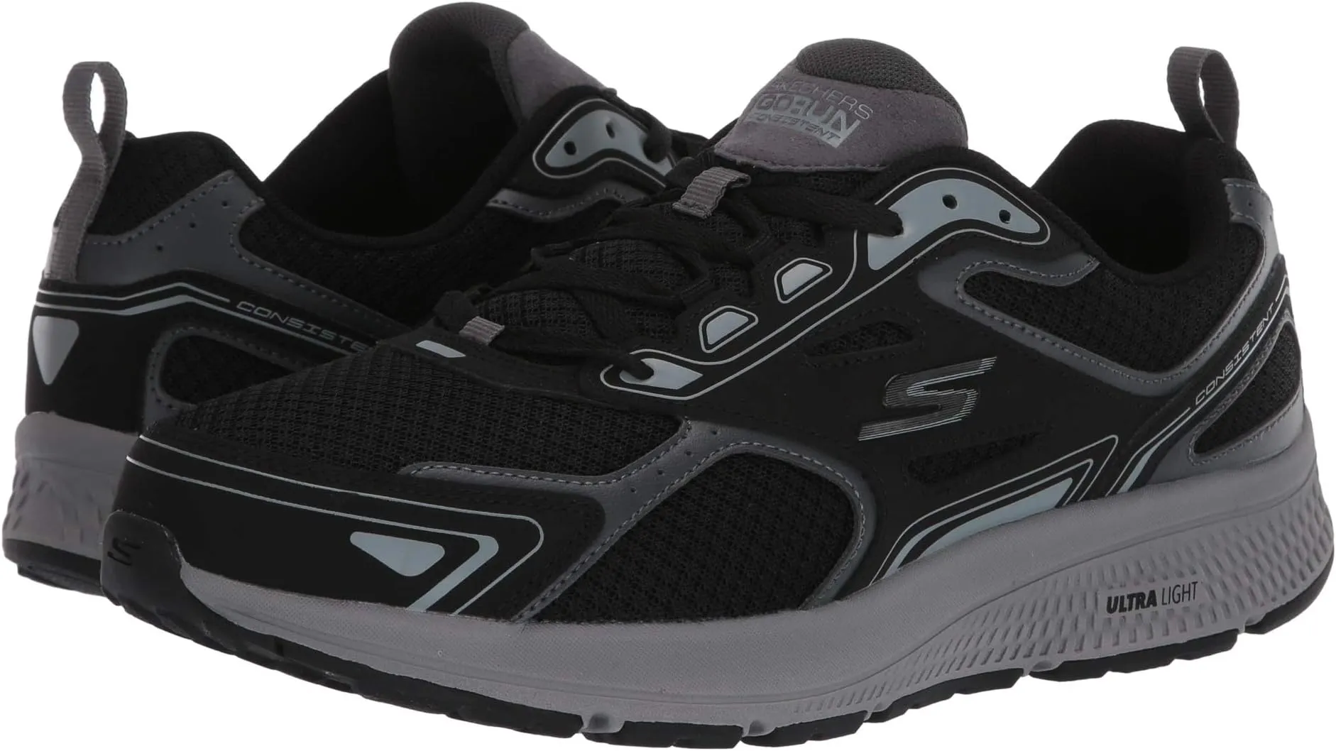 Go Run Consistent SKECHERS, Black/Gray