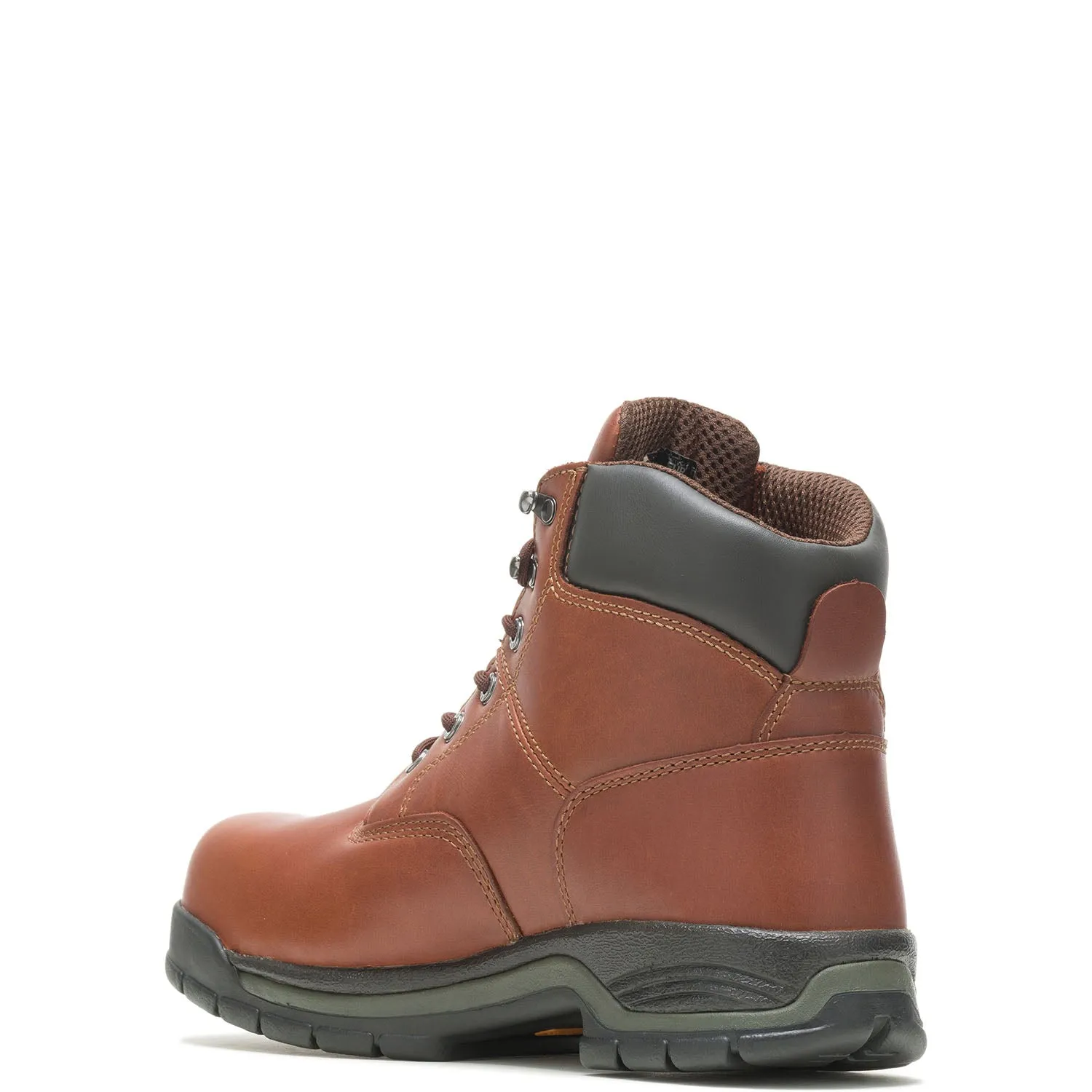 Harrison 6 Inch Steel-Toe Work Boot Brown