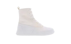 Heren Leather Mix Hi-Top Sneaker Off