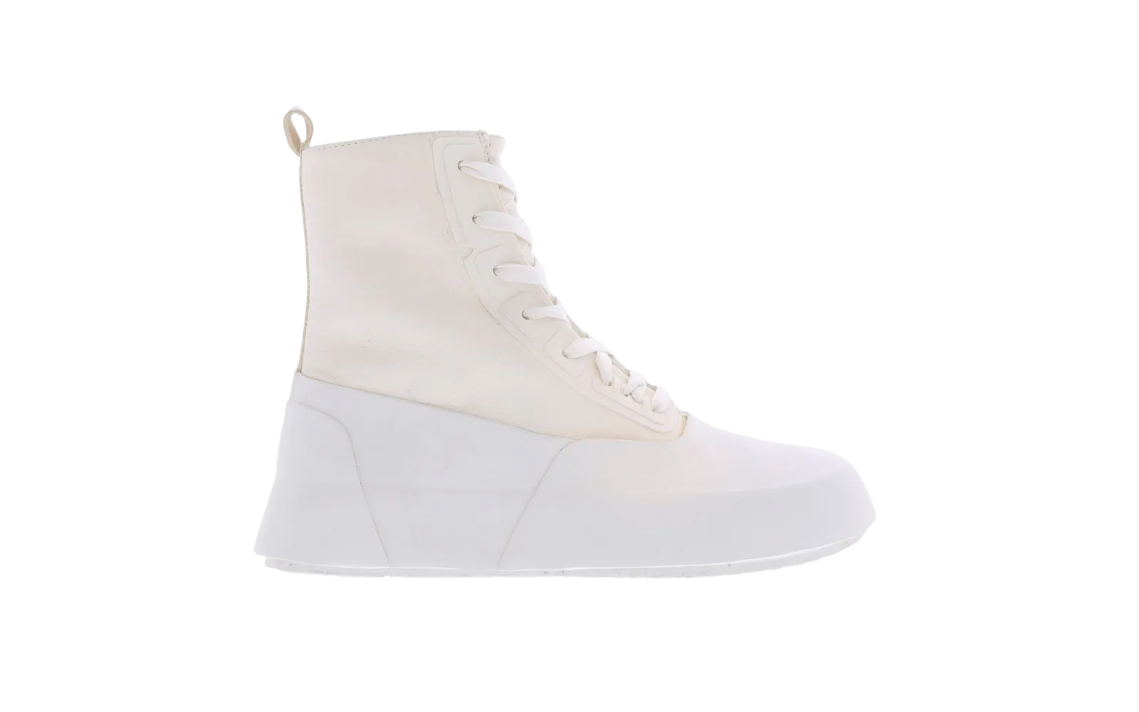 Heren Leather Mix Hi-Top Sneaker Off