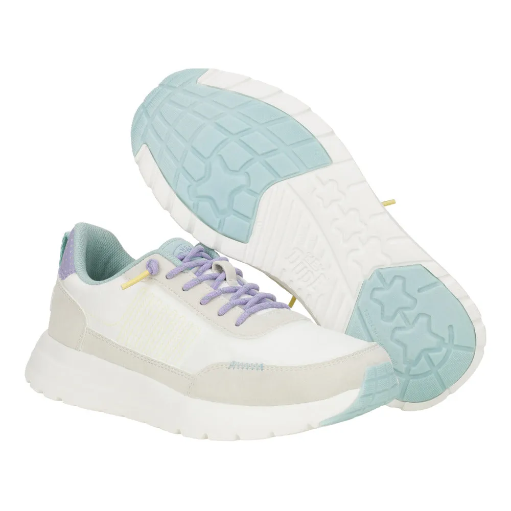 'HEY DUDE' Women's Sirocco Alta Colorblock - White / Grey