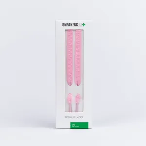 HIGH TOP FLAT SNEAKER LACES 180CM X 8mm BABY PINK