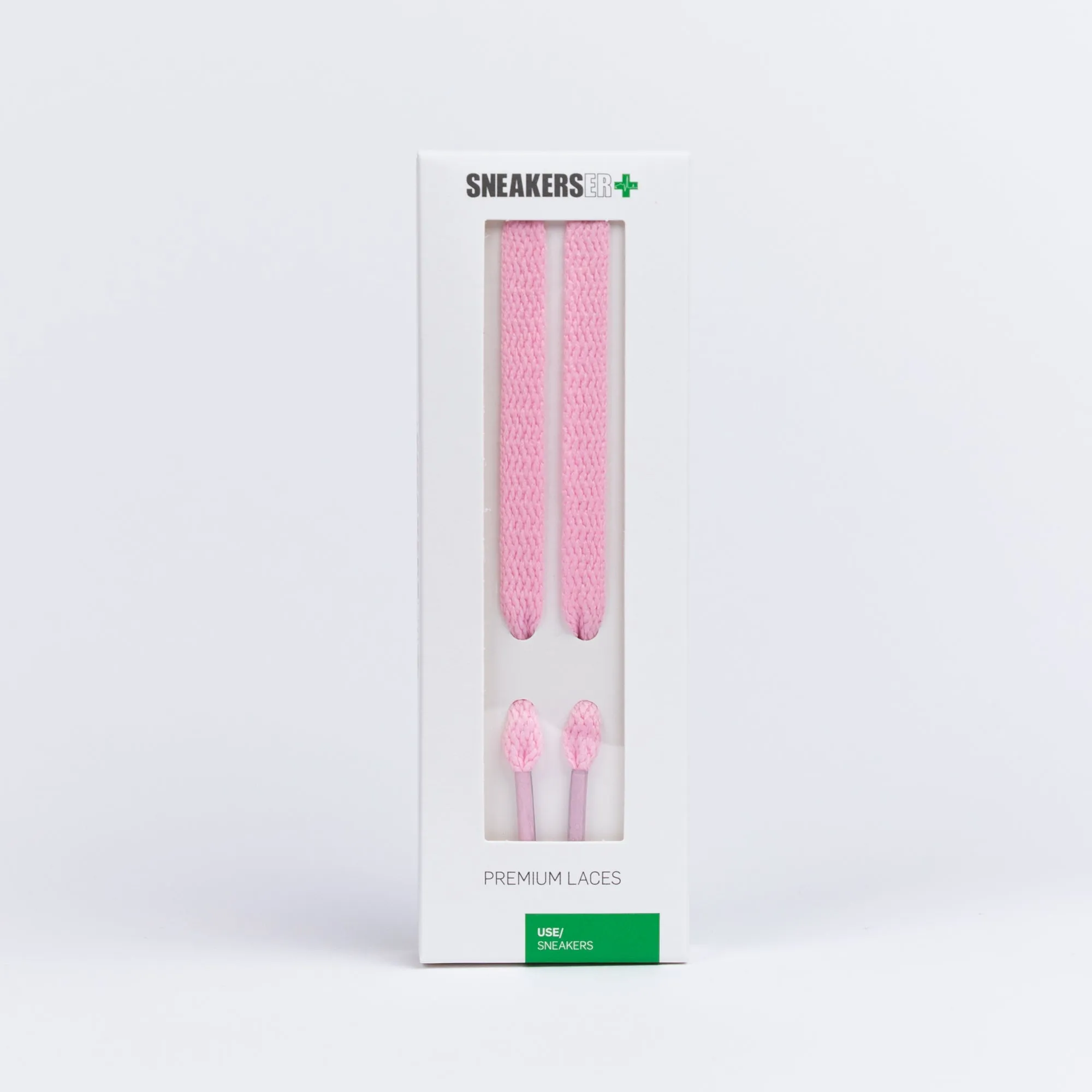 HIGH TOP FLAT SNEAKER LACES 180CM X 8mm BABY PINK