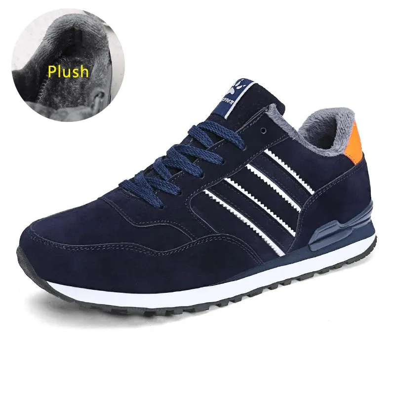 Hnzxzm Men Casual Shoes Comfortable Sneakers Artificial Leather Male Spring Flats Trainers Outdoor Mens Shoes Lac-Up Free Shipping