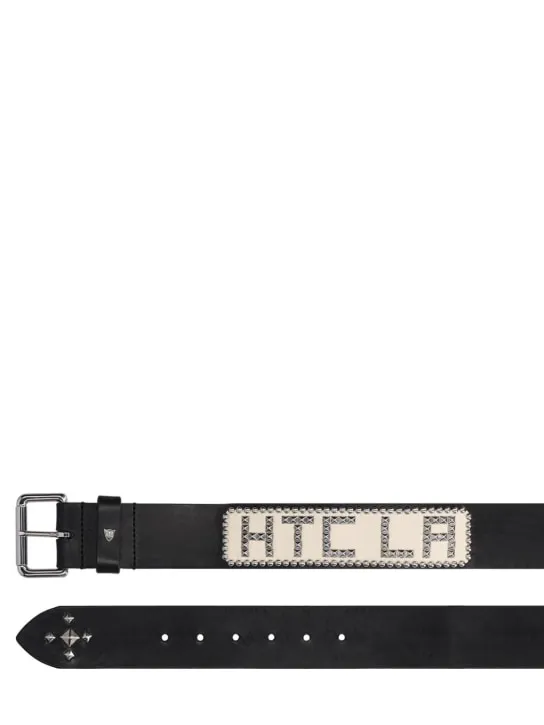 HTC Los Angeles   4cm HTC L.A. studded leather belt 