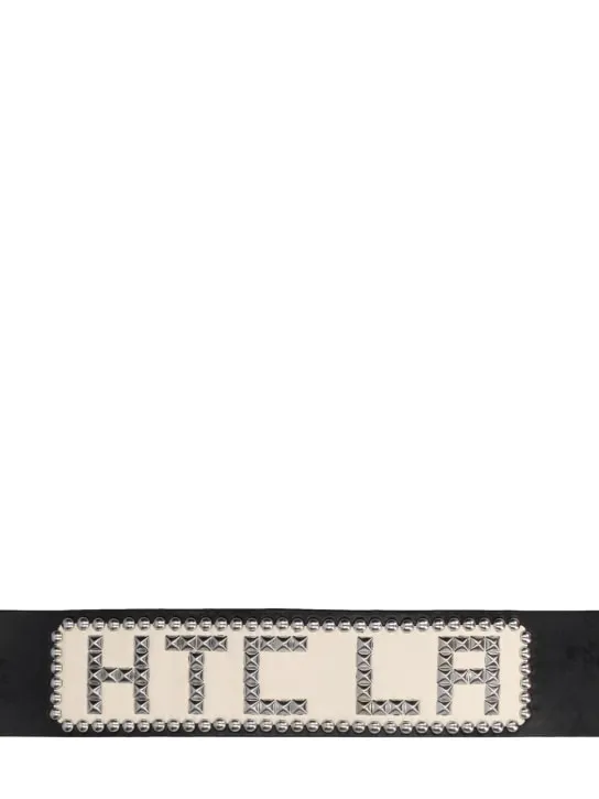 HTC Los Angeles   4cm HTC L.A. studded leather belt 