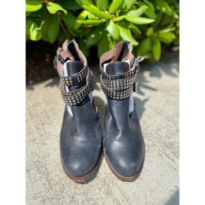 Jeffrey Campbell Studded Cutout Booties - Size 9.5