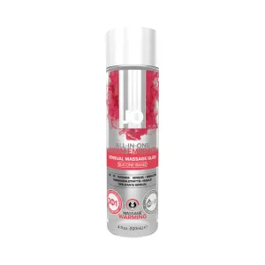 JO All-In-One Sensual Massage Glide Warming 4 oz.