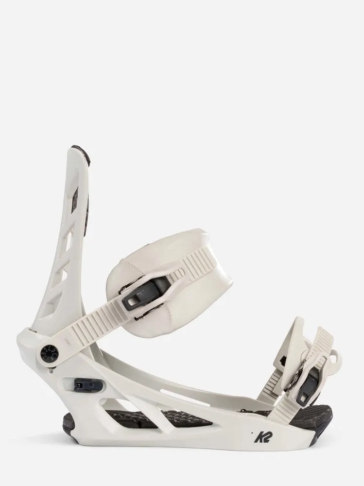 K2 2023 Indy Men's Snowboard Bindings Light Grey