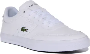 Lacoste Court Master In White White For Men