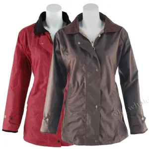 Ladies Game Fitted Antique Wax Jacket - Premium Quality, Adjustable Fit, Heritage Check Lining