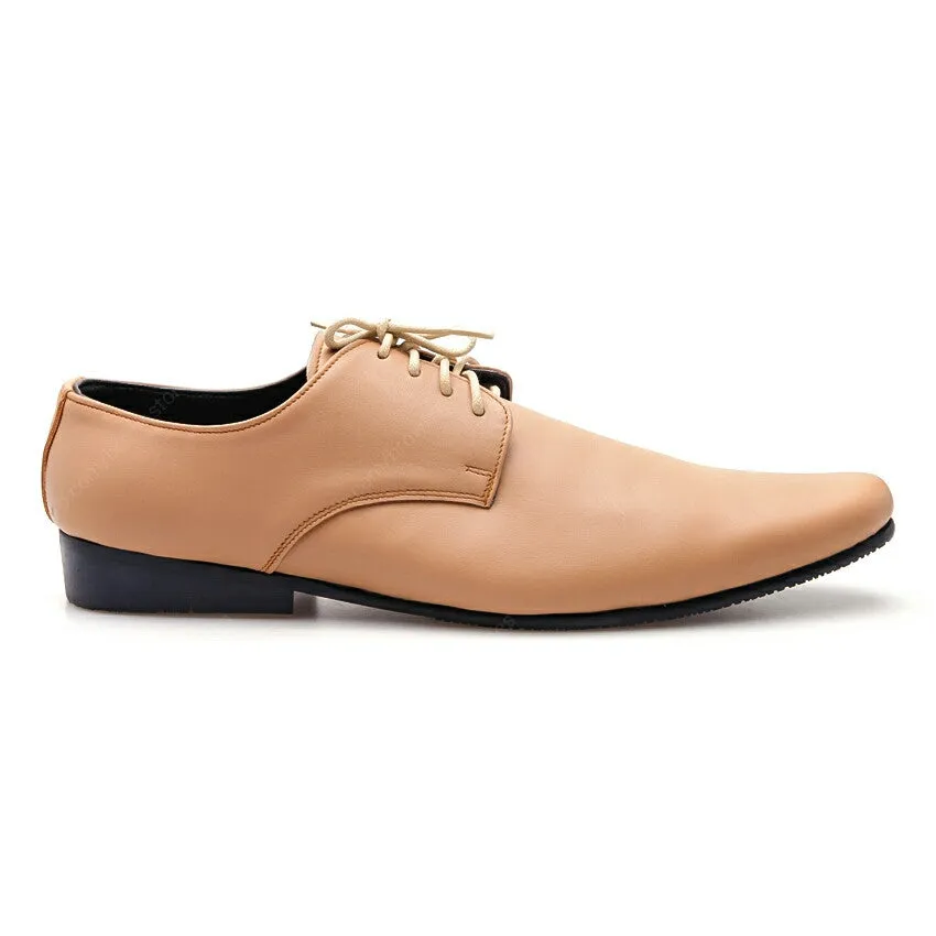 Leather Shoes Clever Soft Cream