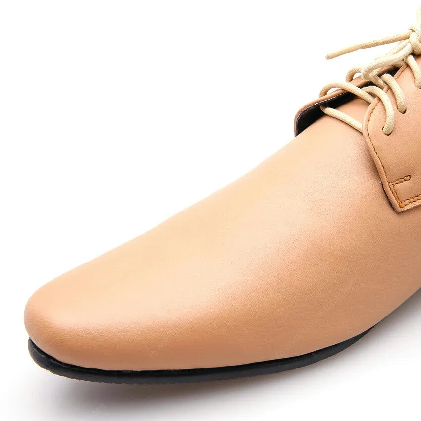 Leather Shoes Clever Soft Cream