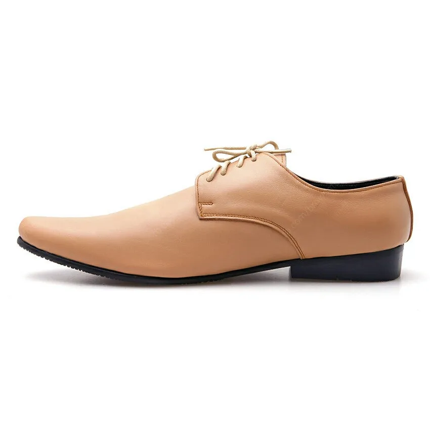 Leather Shoes Clever Soft Cream