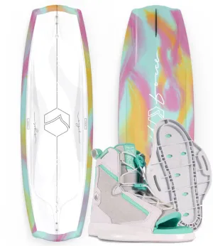 Liquid Force Angel Wakeboard Package with Plush Boots (2025)