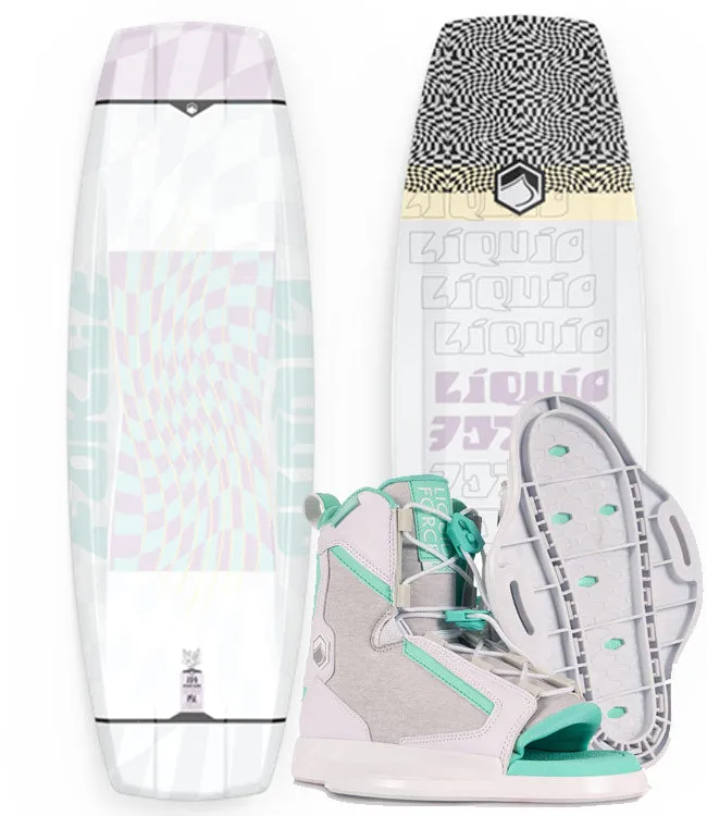 Liquid Force M.E. Wakeboard Package with Plush Boots (2024)