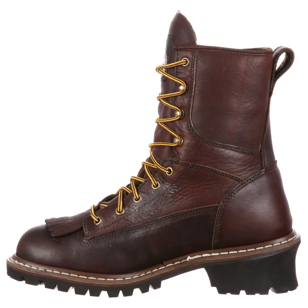 Logger Steel Toe EH Waterproof Lace Up Boots