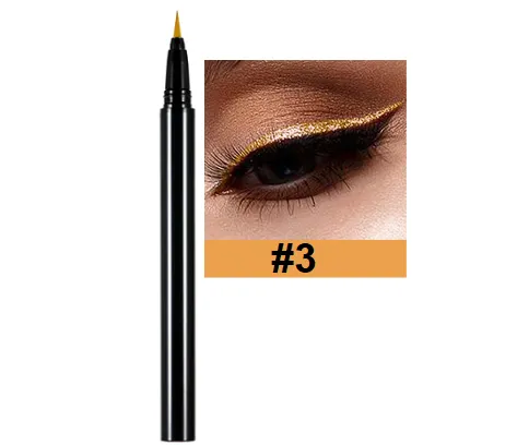 Long Lasting Quick Dry Colorful Liquid Eyeliner - MQO 12 pcs