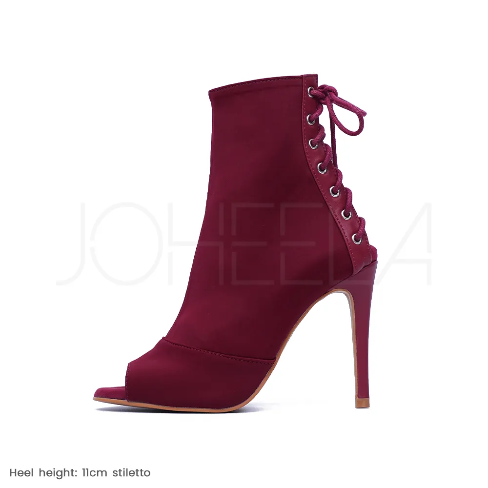 Louane bordeaux - Talons stilettos standard - Personnalisable