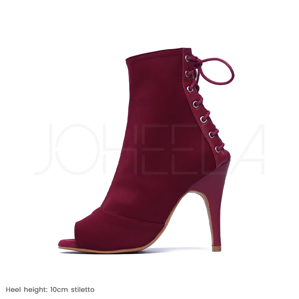 Louane bordeaux - Talons stilettos standard - Personnalisable